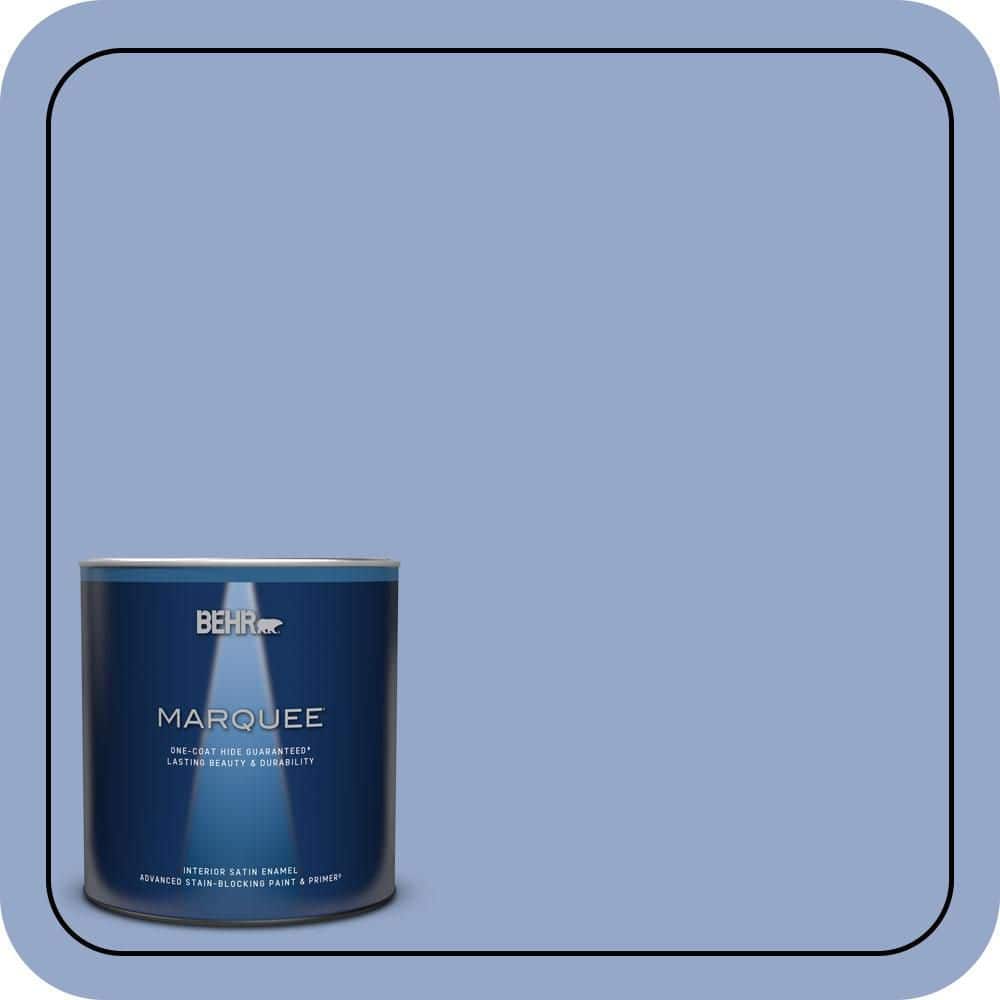 BEHR MARQUEE 1 qt. #600D-4 Finesse Satin Enamel Interior Paint & Primer