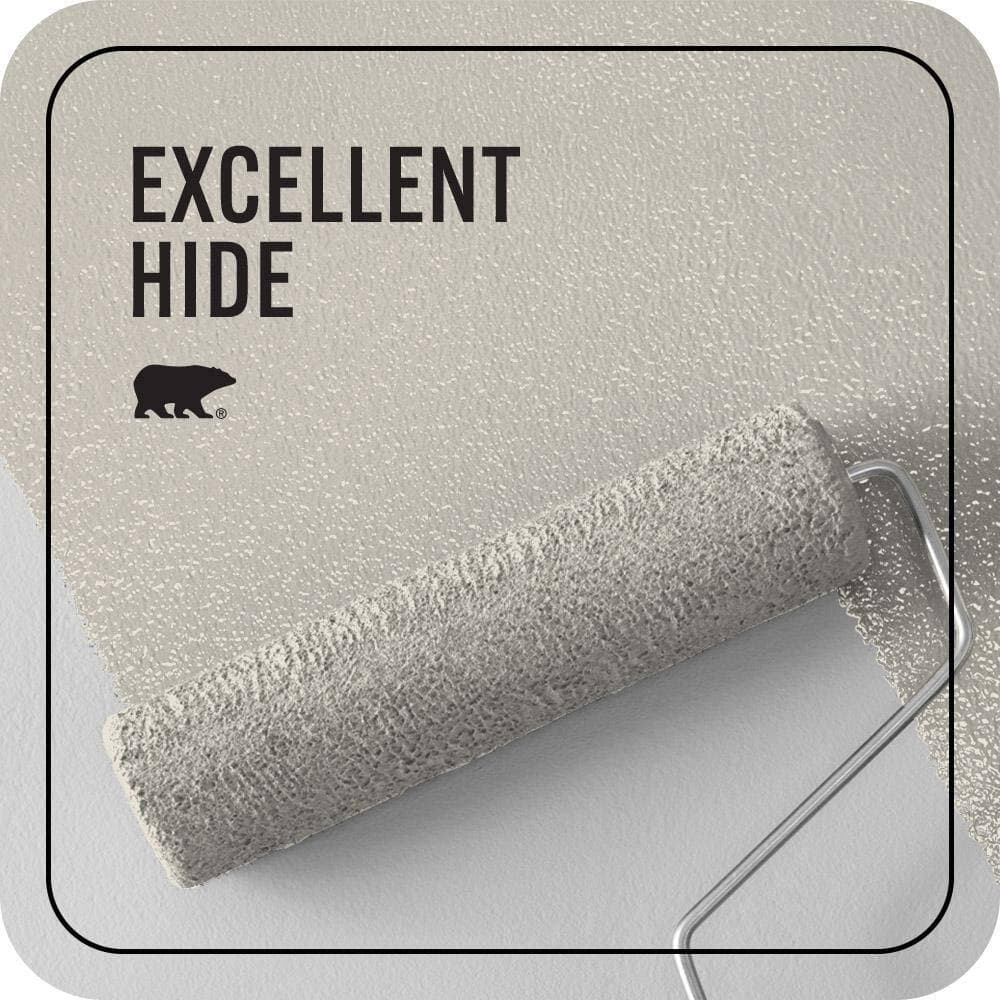 BEHR PREMIUM PLUS 5 gal. #PPU7-11 Cotton Knit Ceiling Flat Interior Paint & Primer (2)