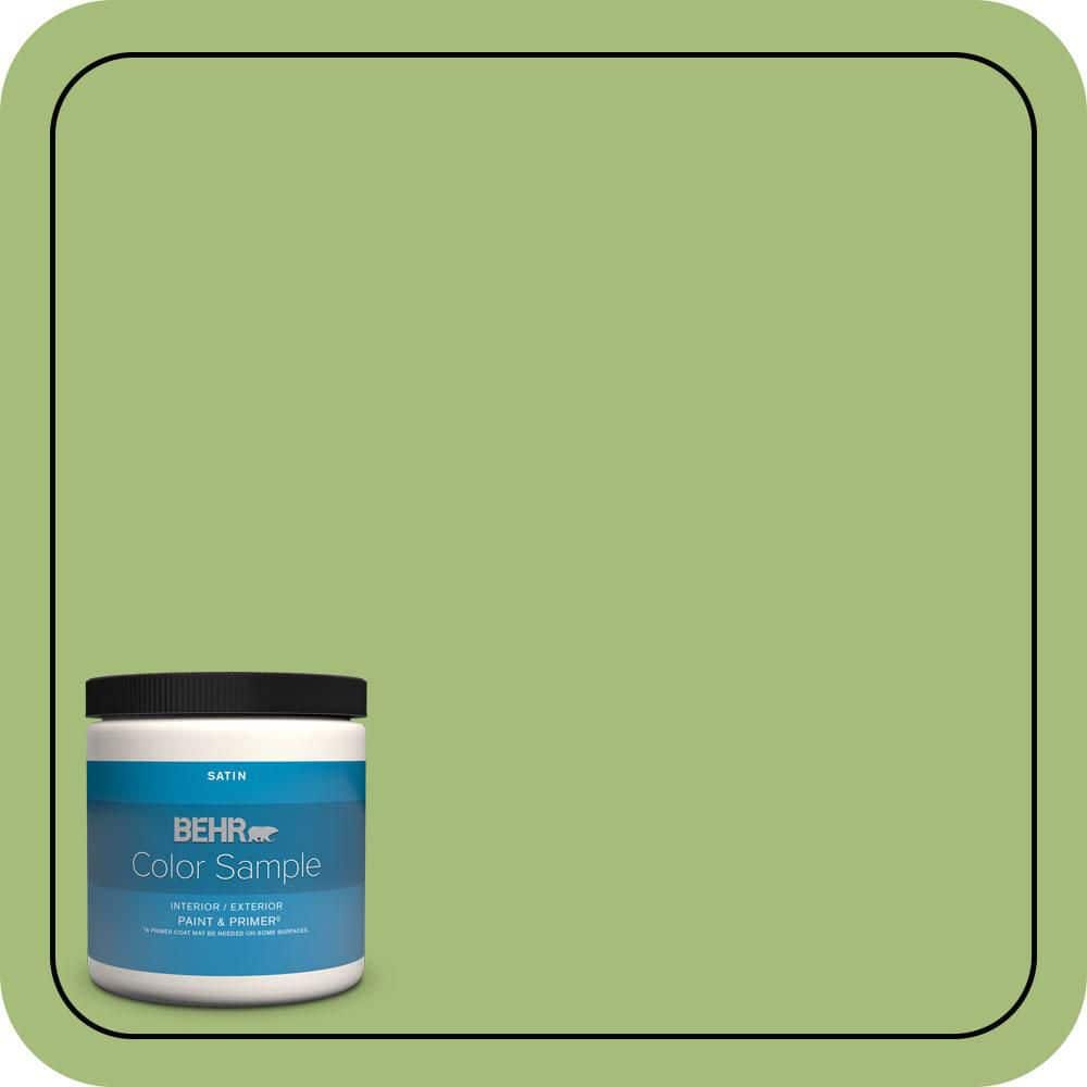 BEHR PREMIUM PLUS #P370-5 Lazy Caterpillar Enamel & Primer Color Sample (1)