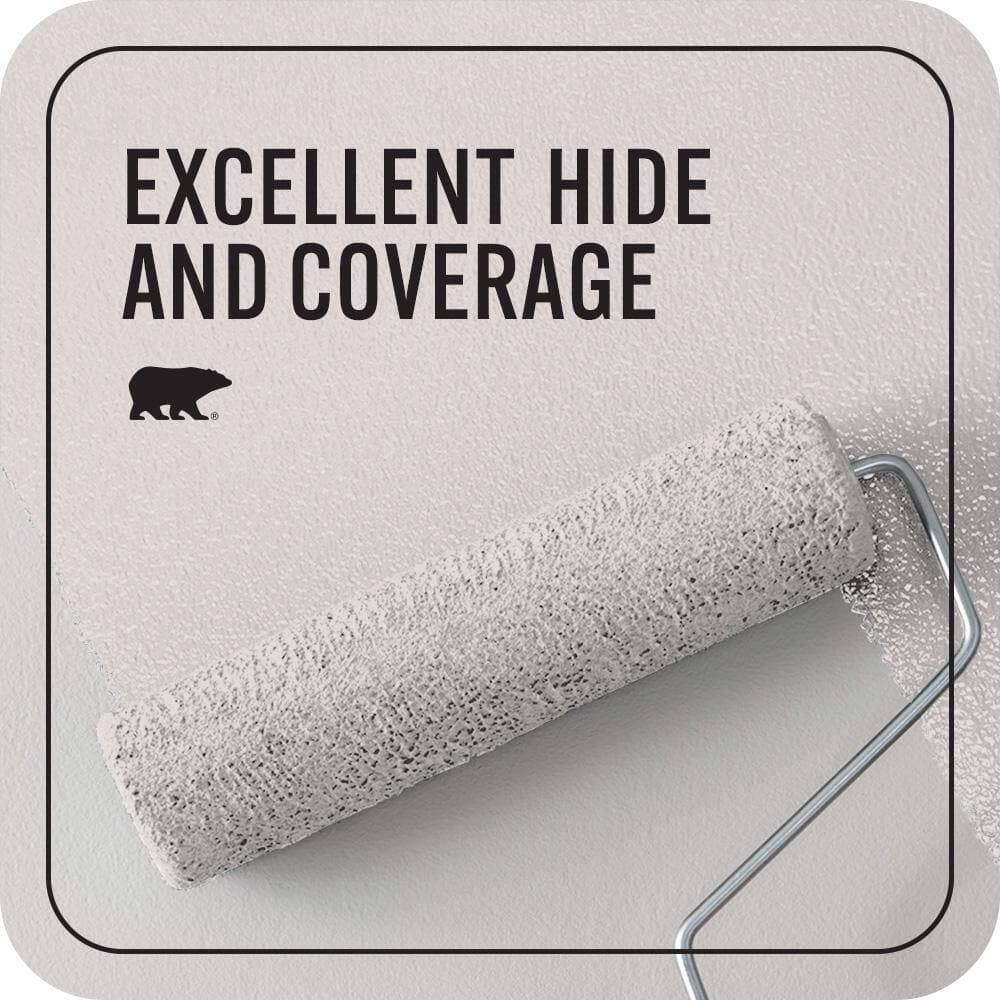 BEHR PREMIUM PLUS 1 qt. #740A-2 Country Breeze Flat EcoMix Plant-Based Interior Paint & Primer (2)
