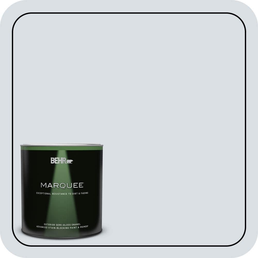 BEHR MARQUEE 1 qt. #MQ3-26 Mainsail Semi-Gloss Enamel Exterior Paint & Primer