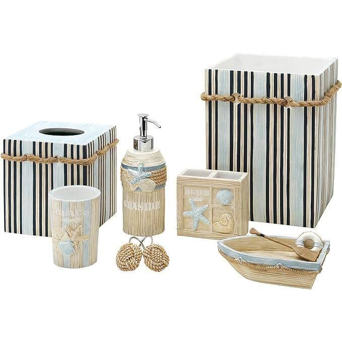 Adrinfly Free Standing Lotion Dispeser with Durable Risen Construction and Easy to Refill in Teal and Ivory (3)
