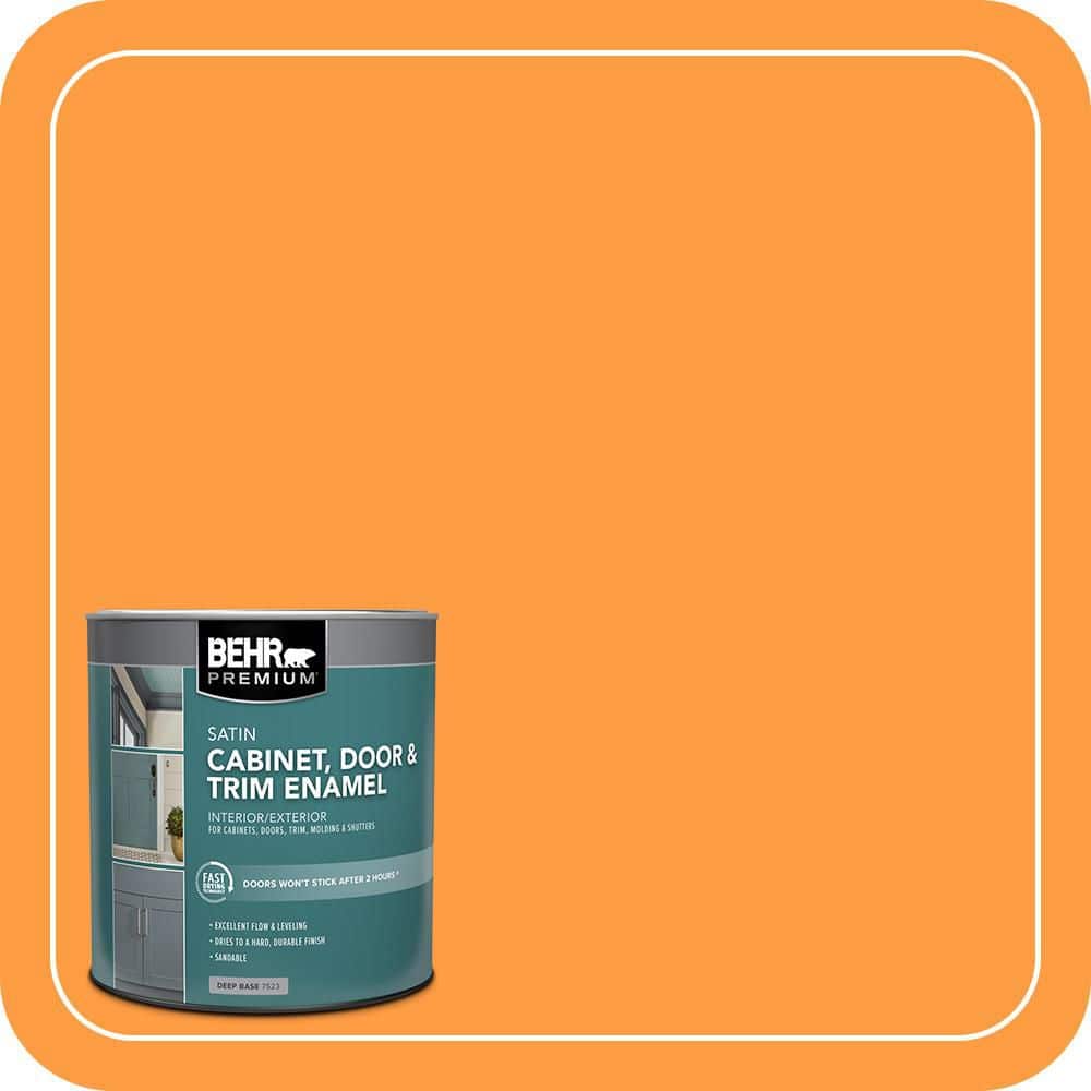 BEHR PREMIUM 1 qt. #P240-6 Exotic Blossom Satin Enamel Interior/Exterior Cabinet, Door & Trim Paint (1)