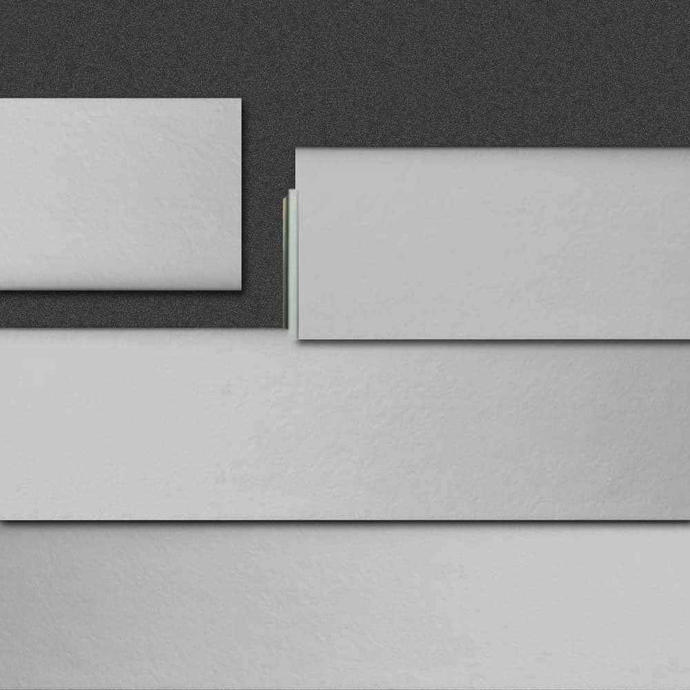 Gibraltar Building Products 0.015 Aluminum Smooth Texture H-Moulding Joint Cover for 7/16 in. Hardboard Siding (3)