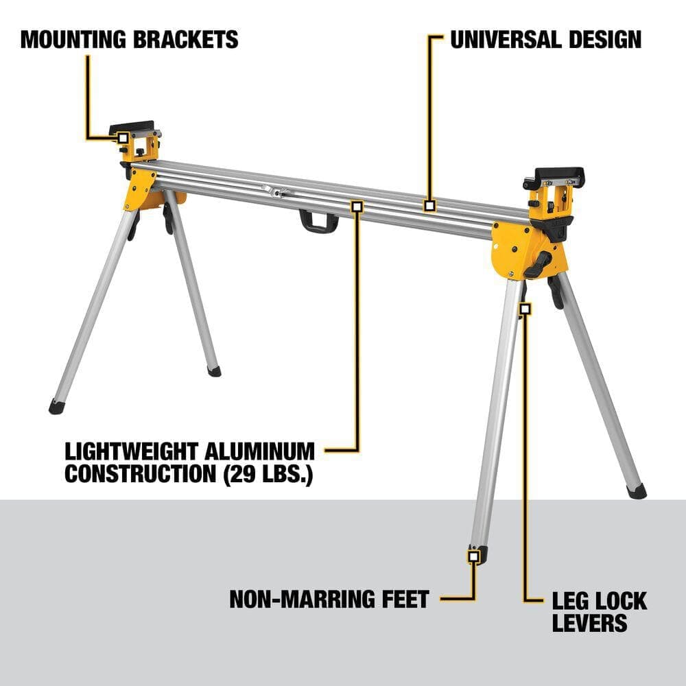 DEWALT 29 lbs. Heavy Duty Miter Saw Stand with 500 lbs. Capacity (2)
