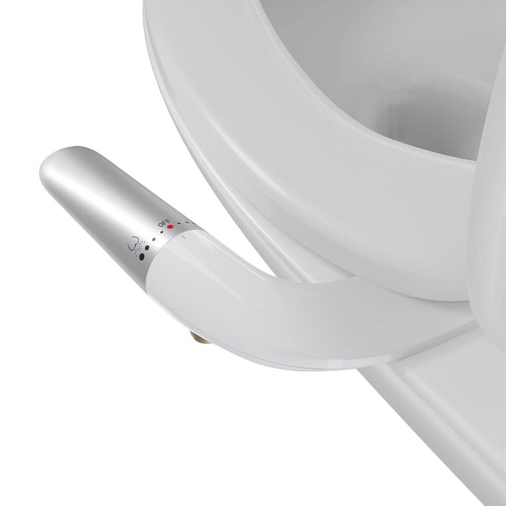 Wudkey Left-Hand Bidet Attachment, Non-Electric, Ultra-Slim Toilet Bidet for Rear and Feminine Wash, Self-Cleaning Nozzle (1)