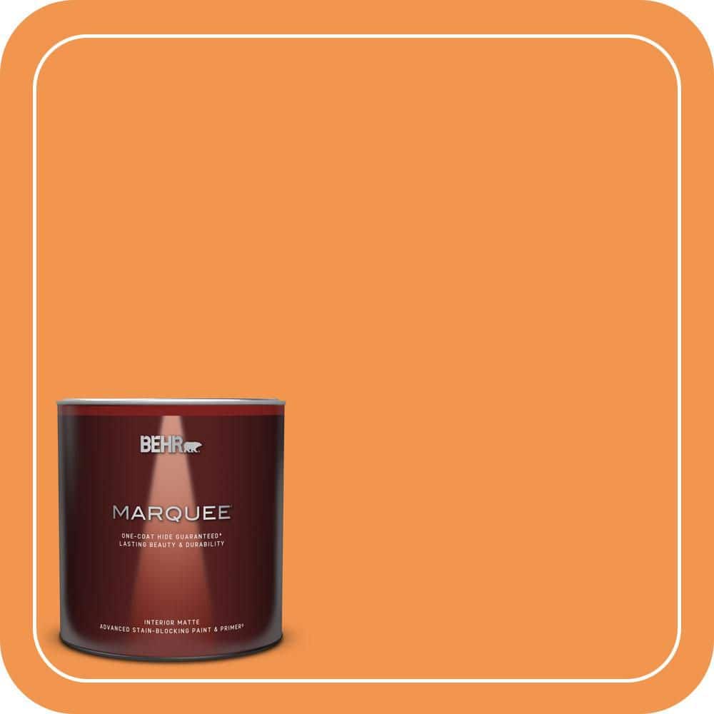 BEHR MARQUEE 1 qt. #P230-6 Toucan Matte Interior Paint & Primer