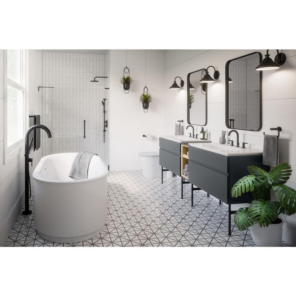 American Standard Studio S 68 in. x 34 in. Soaking Bathtub with Center Drain in White (3)
