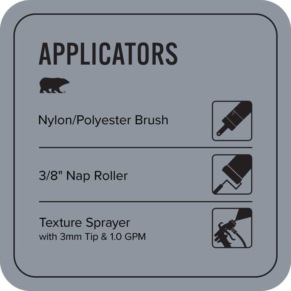 BEHR PREMIUM #750F-4 Textured Low-Lustre Enamel Interior/Exterior Porch and Patio Anti-Slip Floor Paint (4)