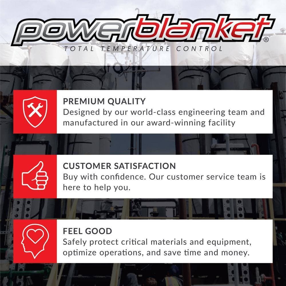 Powerblanket 3 ft. x 4 ft. Insulated and Heated Xtreme Rugged Model Ground Thawing Blanket, Epoxy Curing Blanket, Fixed Temp 150°F (2)