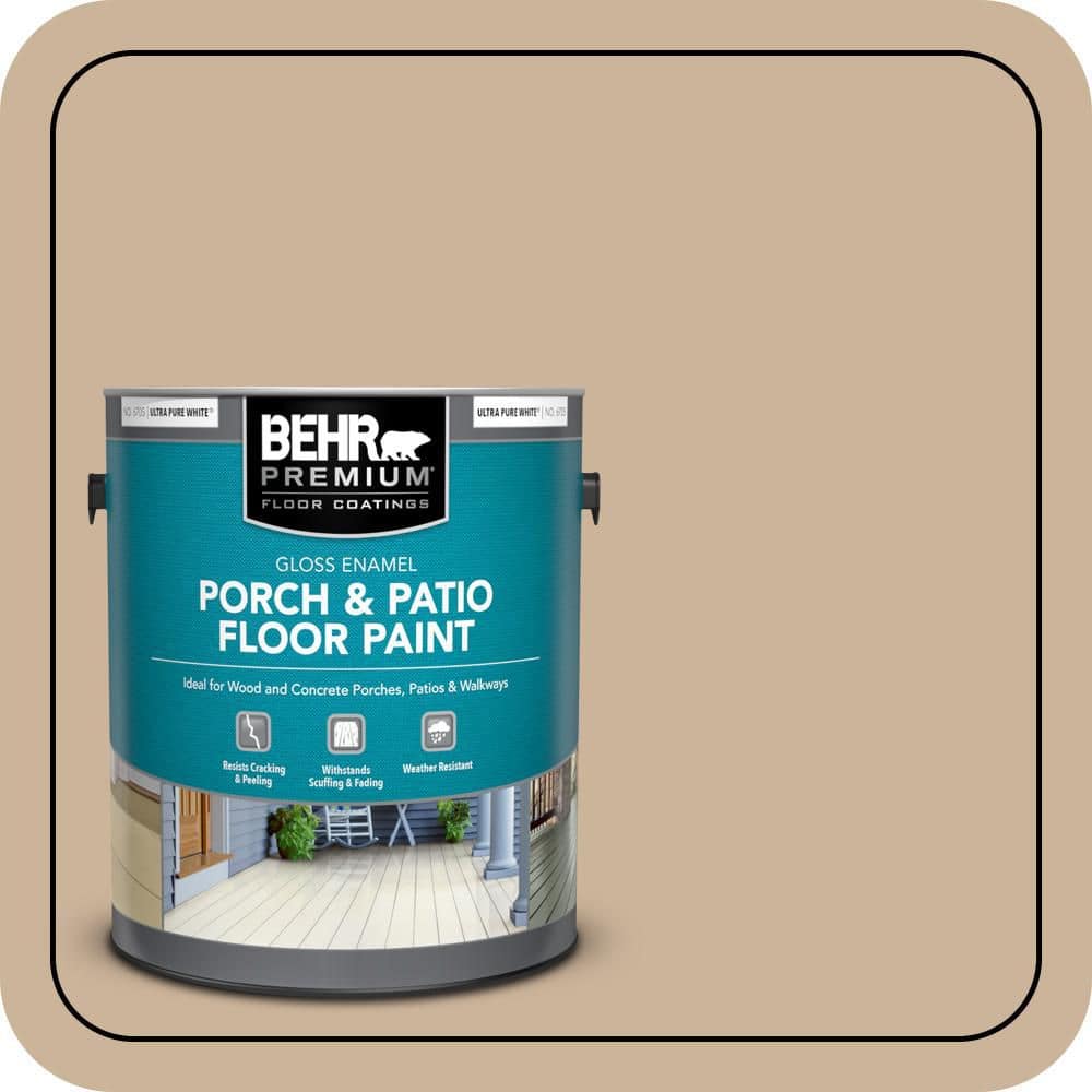 BEHR PREMIUM 1 gal. #T17-03 Sepia Filter Gloss Enamel Interior/Exterior Porch and Patio Floor Paint