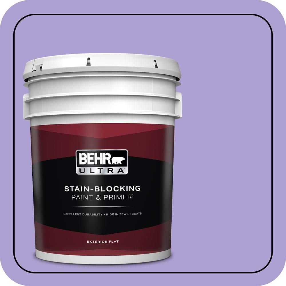 BEHR ULTRA 5 gal. #P560-4 Magic Wand Flat Exterior Paint & Primer