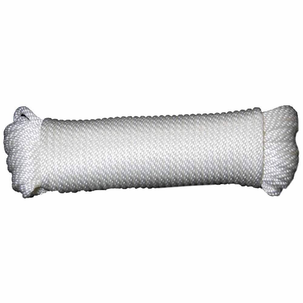 T.W. Evans Cordage 1/4 in. x 100 ft. Solid Braid Nylon Rope Hank