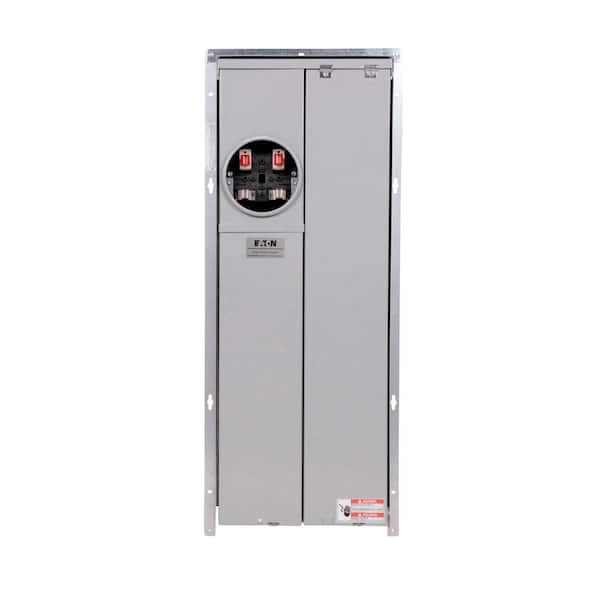 Eaton 200 Amp 120-Volt/240-Volt 20-Space 40-Circuit EUSERC BR Type Main Breaker Meter Breaker Flush, SR