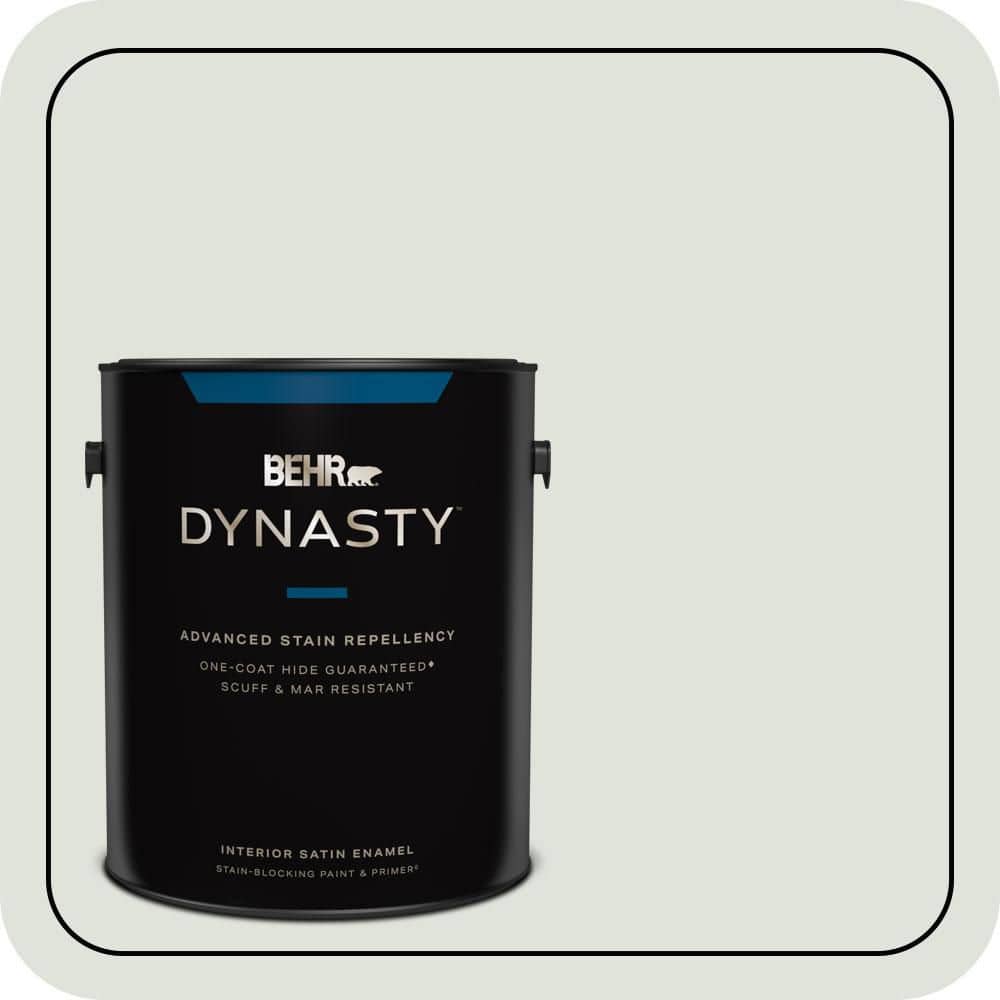 BEHR DYNASTY 1 gal. #QE-41 Frostproof Satin Enamel Interior Stain-Blocking Paint and Primer