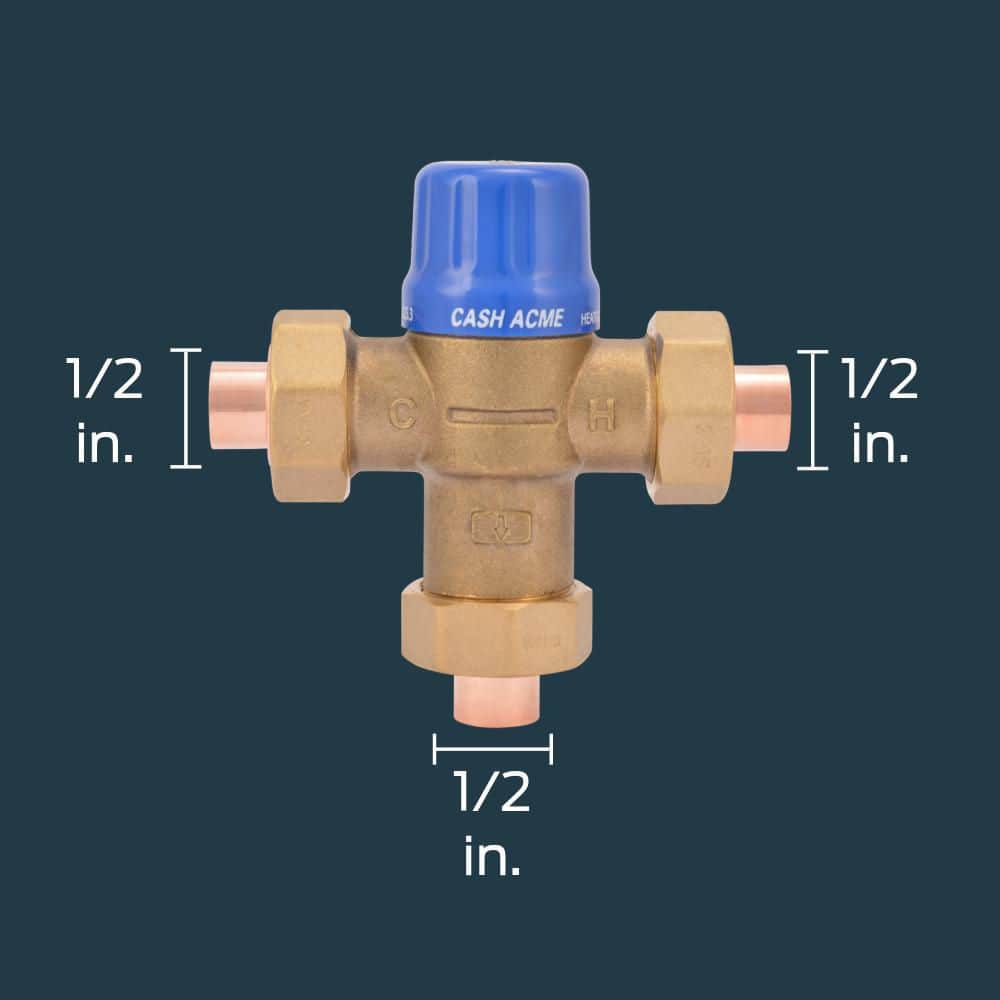Cash Acme . HG110-D Copper Sweat Thermostatic Mixing Valve (2)