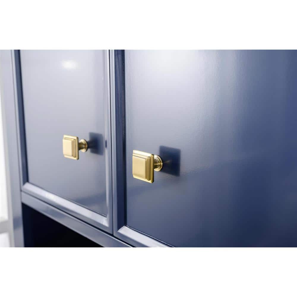 Unbranded Legion Furniture 24 in. W x 8 in. D x 33 in. H Bathroom Storage Wall Cabinet in Blue (3)