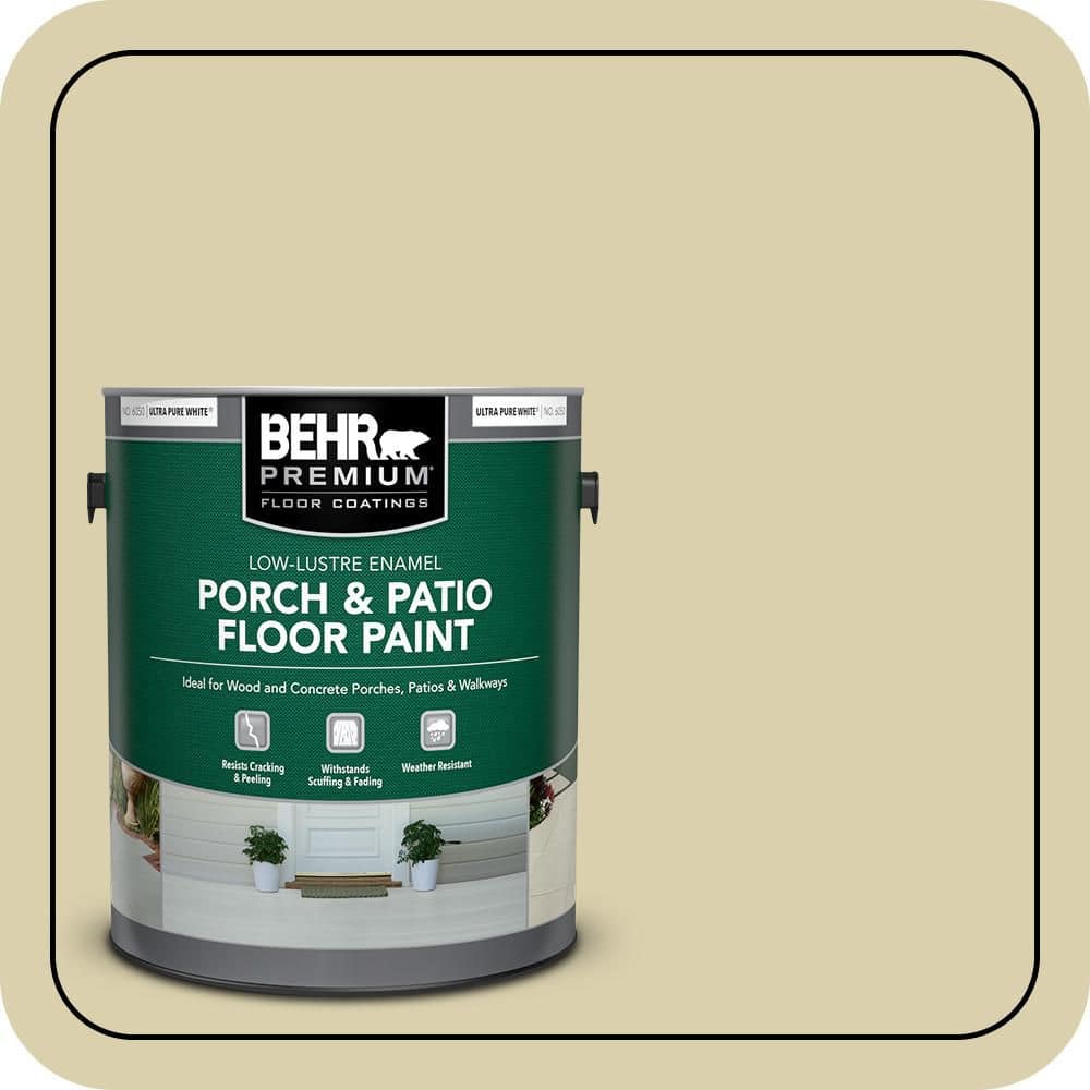 BEHR PREMIUM #M330-3 Textured Low-Lustre Enamel Interior/Exterior Porch and Patio Anti-Slip Floor Paint (1)