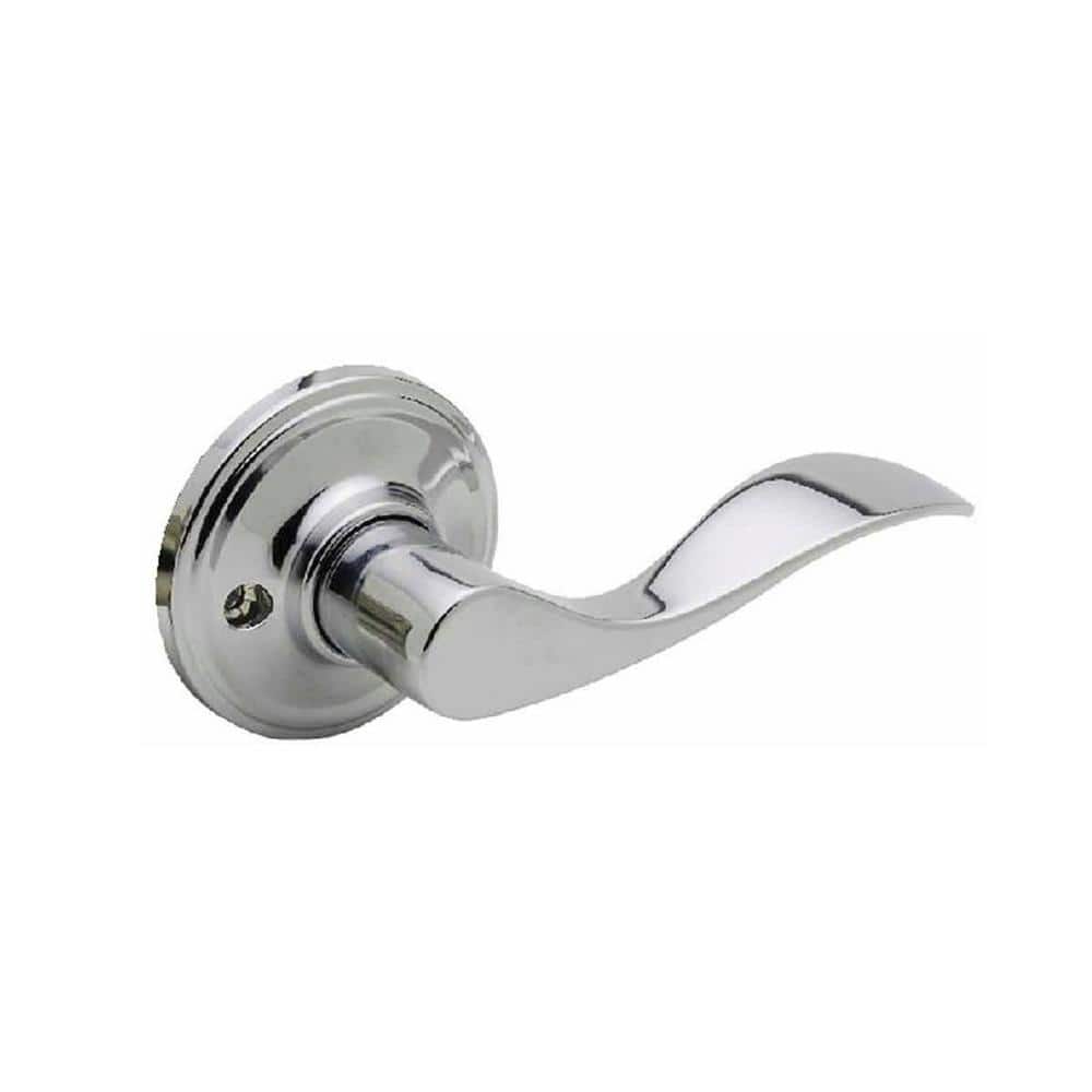 Copper Creek Wave Polished Stainless Dummy Lockset Door Lever