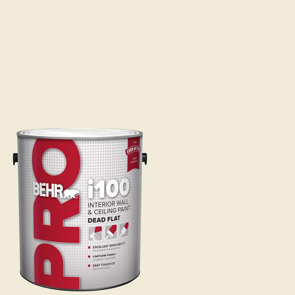 BEHR PRO 1 gal. #PPU7-13 Coastal Beige Dead Flat Interior Paint