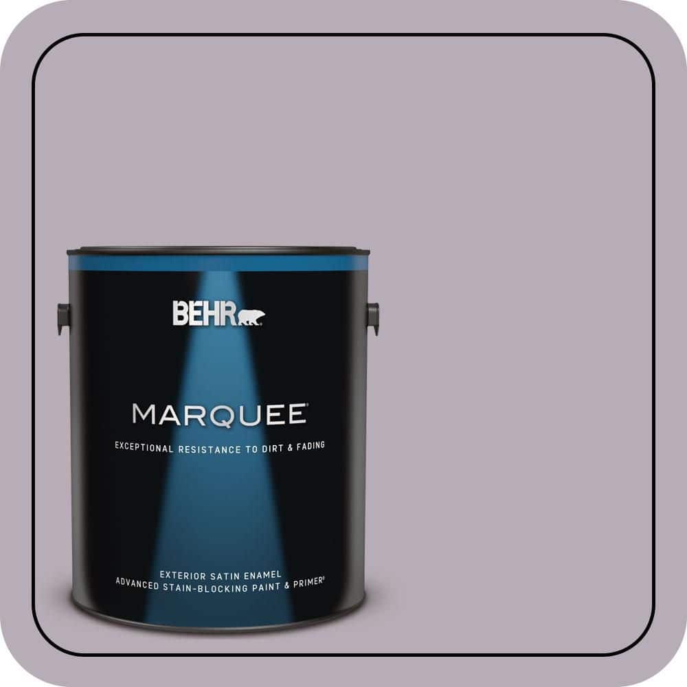 BEHR MARQUEE 1 gal. #670F-4 Silverberry Satin Enamel Exterior Paint & Primer