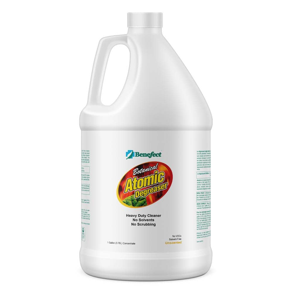 BENEFECT 1 Gal. Botanical Atomic Cleaner and Degreaser Cleanup for Fire and Soot on Porous and Non-Porous Surfaces