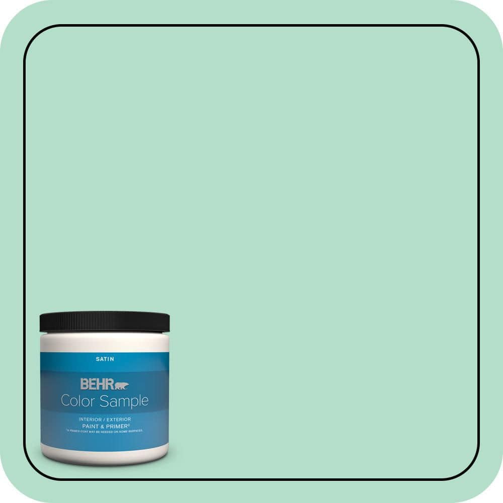BEHR PREMIUM PLUS #MQ4-18 Free Spirit Enamel Interior/Exterior Paint & Primer Color Sample (1)