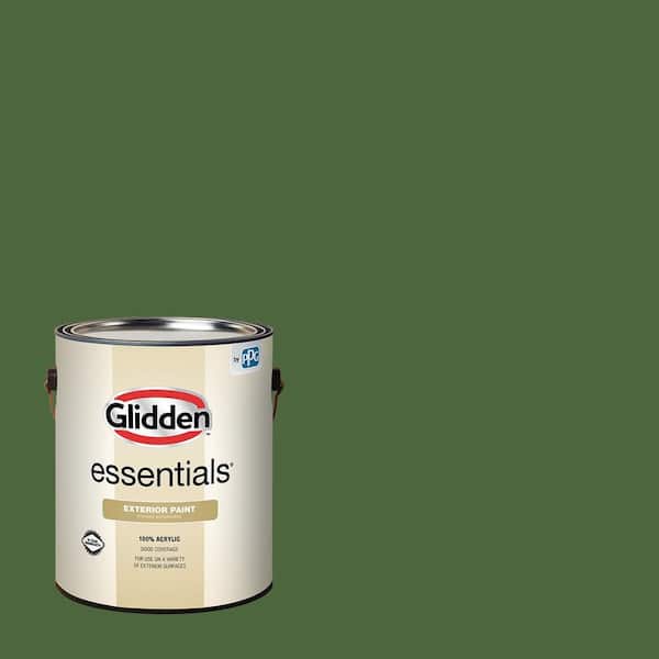 Glidden Essentials 1 gal. Mountain Forest PPG1130-7 Flat Exterior Paint (2)