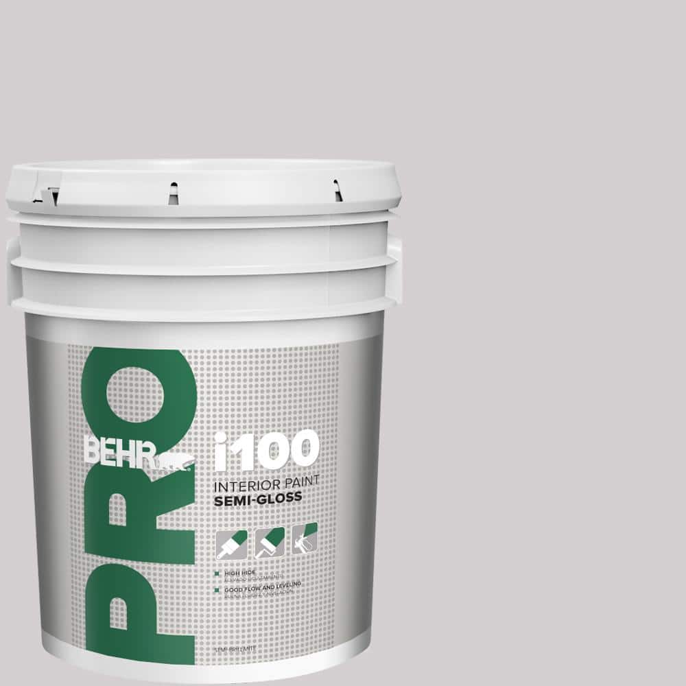 BEHR PRO 5 gal. #N570-1 Opera Semi-Gloss Interior Paint