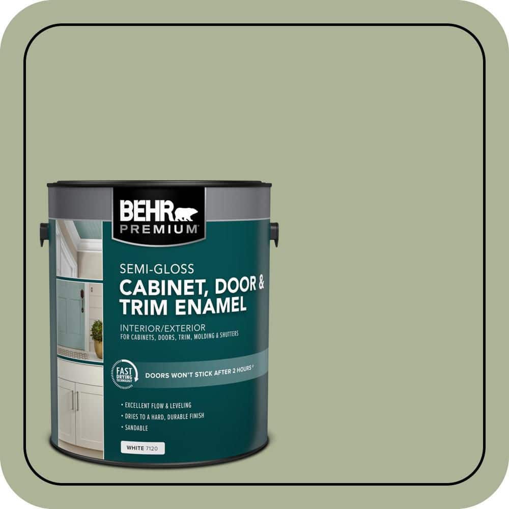 BEHR PREMIUM 1 gal. #HDC-CT-28 Cottage Hill Semi-Gloss Enamel Interior/Exterior Cabinet, Door & Trim Paint