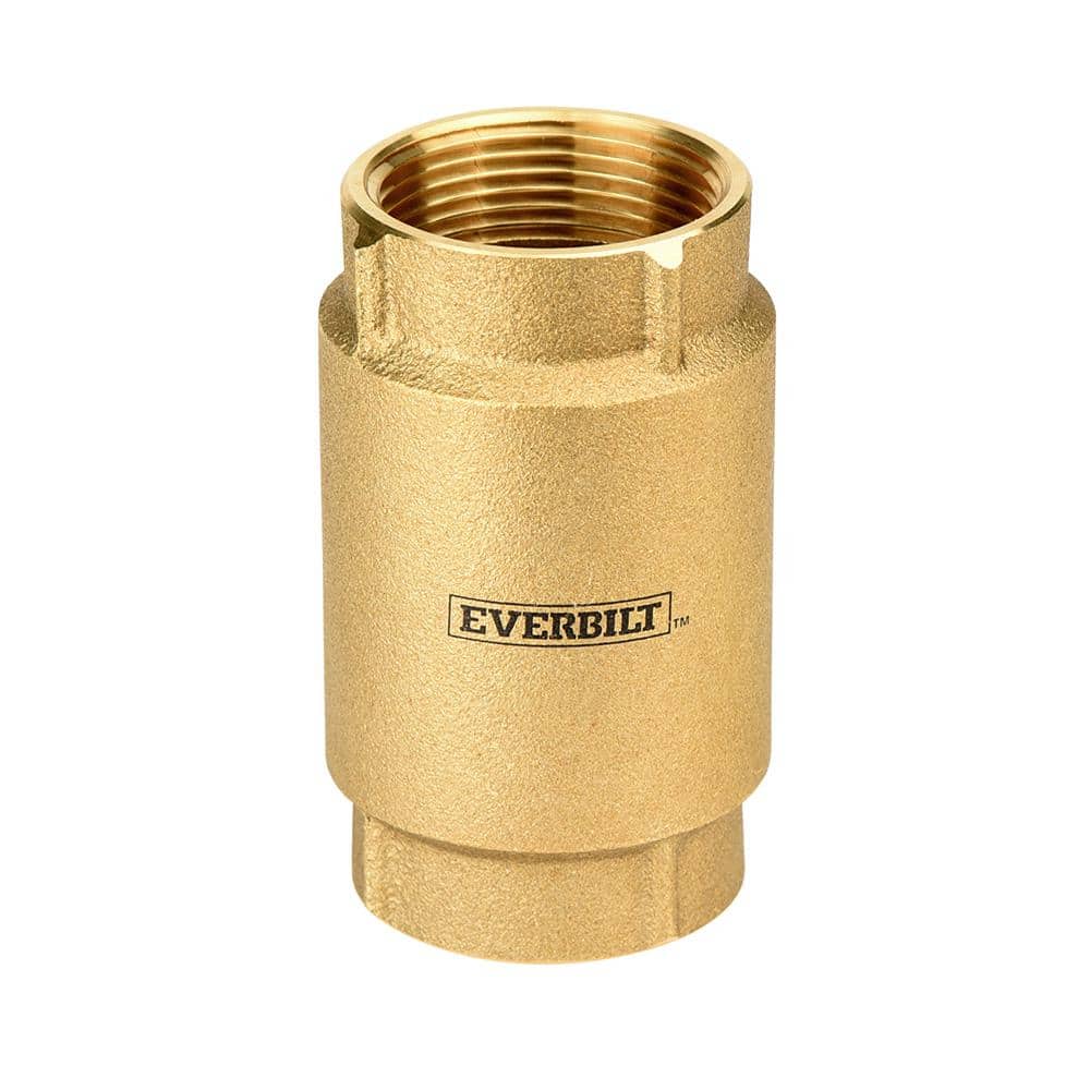 Everbilt 1-1/4 in. Brass Check Valve