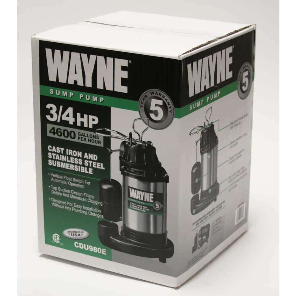 Wayne HP Submersible Sump Pump (3)