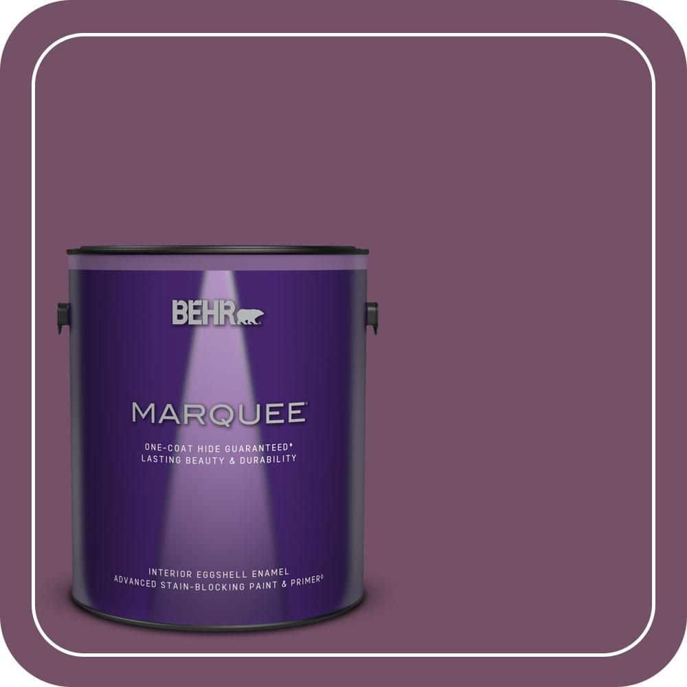 BEHR MARQUEE 1 gal. #690D-7 Radicchio Eggshell Enamel Interior Paint & Primer