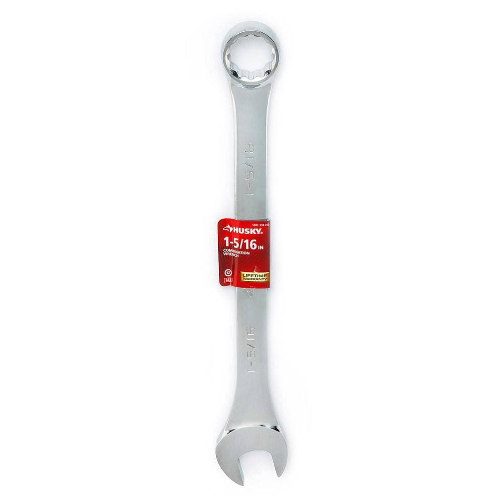 Husky 1-5/16 in. 12-Point SAE Full Polish Combination Wrench (3)