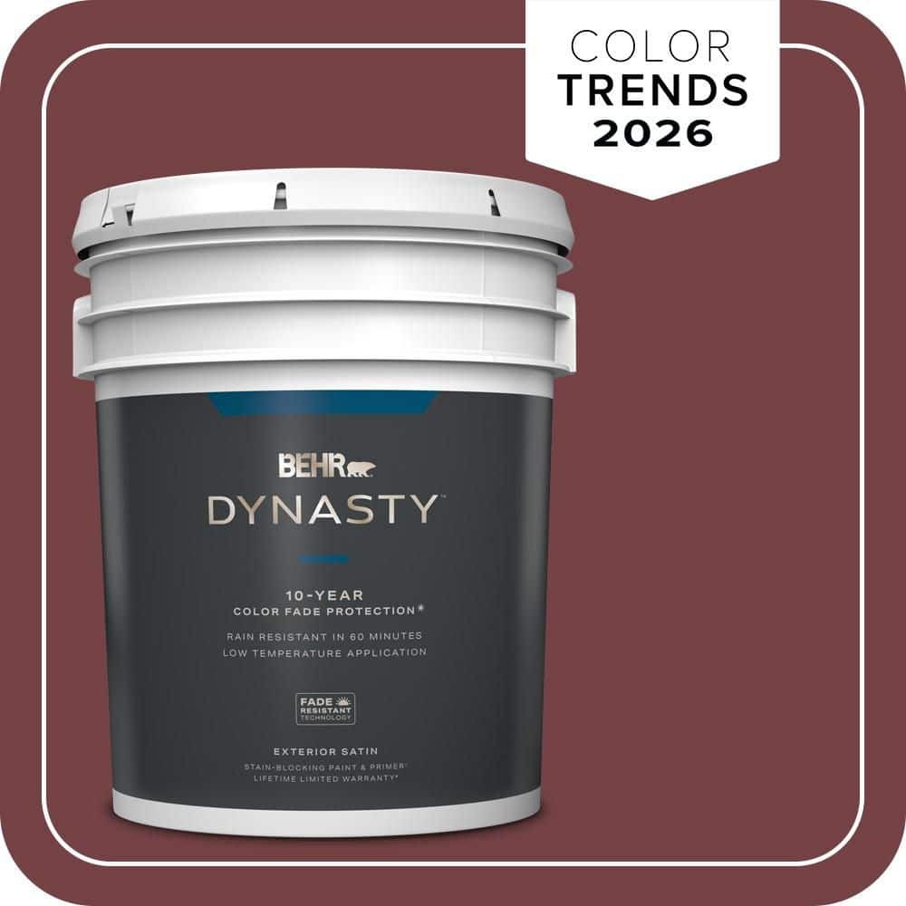 BEHR DYNASTY 5 gal. #MQ1-15 Rumors Satin Enamel Exterior Stain-Blocking Paint & Primer