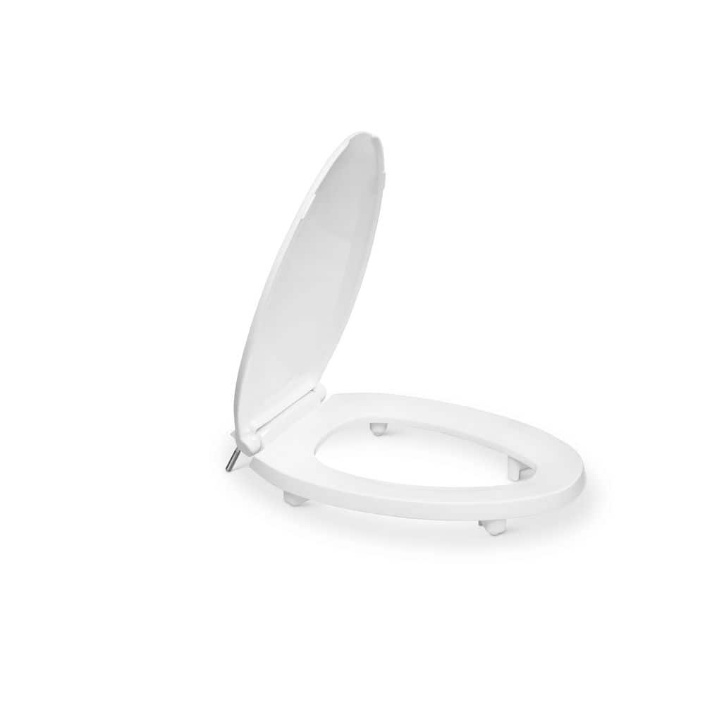 CENTOCO HL800STS ADA Compliant 2 in. Raised Elongated Closed Front with Cover Toilet Seat in White (3)