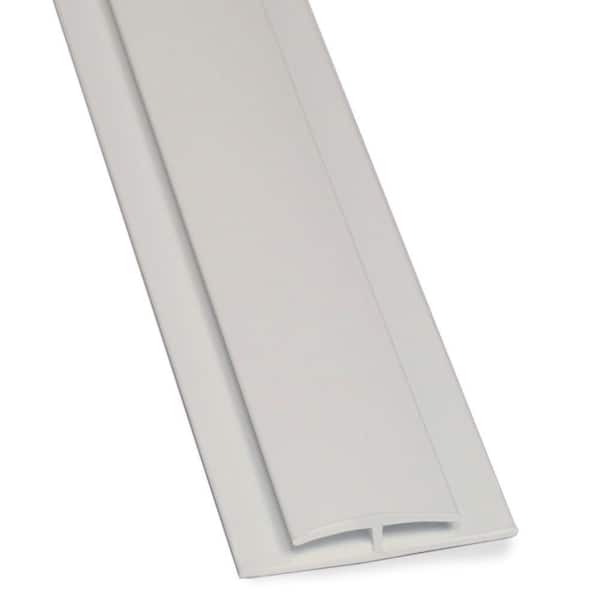 Unbranded 8 ft. x 1-3/8 in. x 1/4 in. PVC FRP Division Bar Moulding (2)