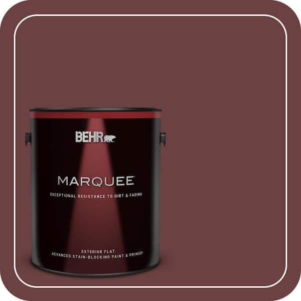 BEHR PREMIUM PLUS #BIC-50 Deep Claret Enamel Low Odor & Primer (2)
