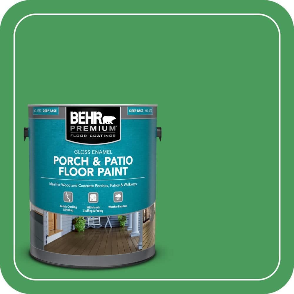 BEHR PREMIUM 1 gal. #P400-6 Clover Patch Gloss Enamel Interior/Exterior Porch and Patio Floor Paint