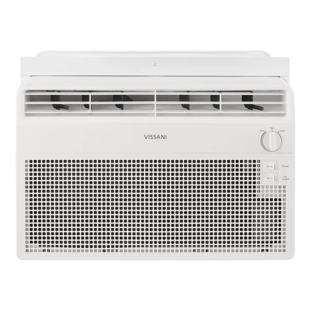 Vissani 5,000 BTU 115-Volt Window Air Conditioner for 150 sq. ft Rooms with Dehumidifier in White (1)