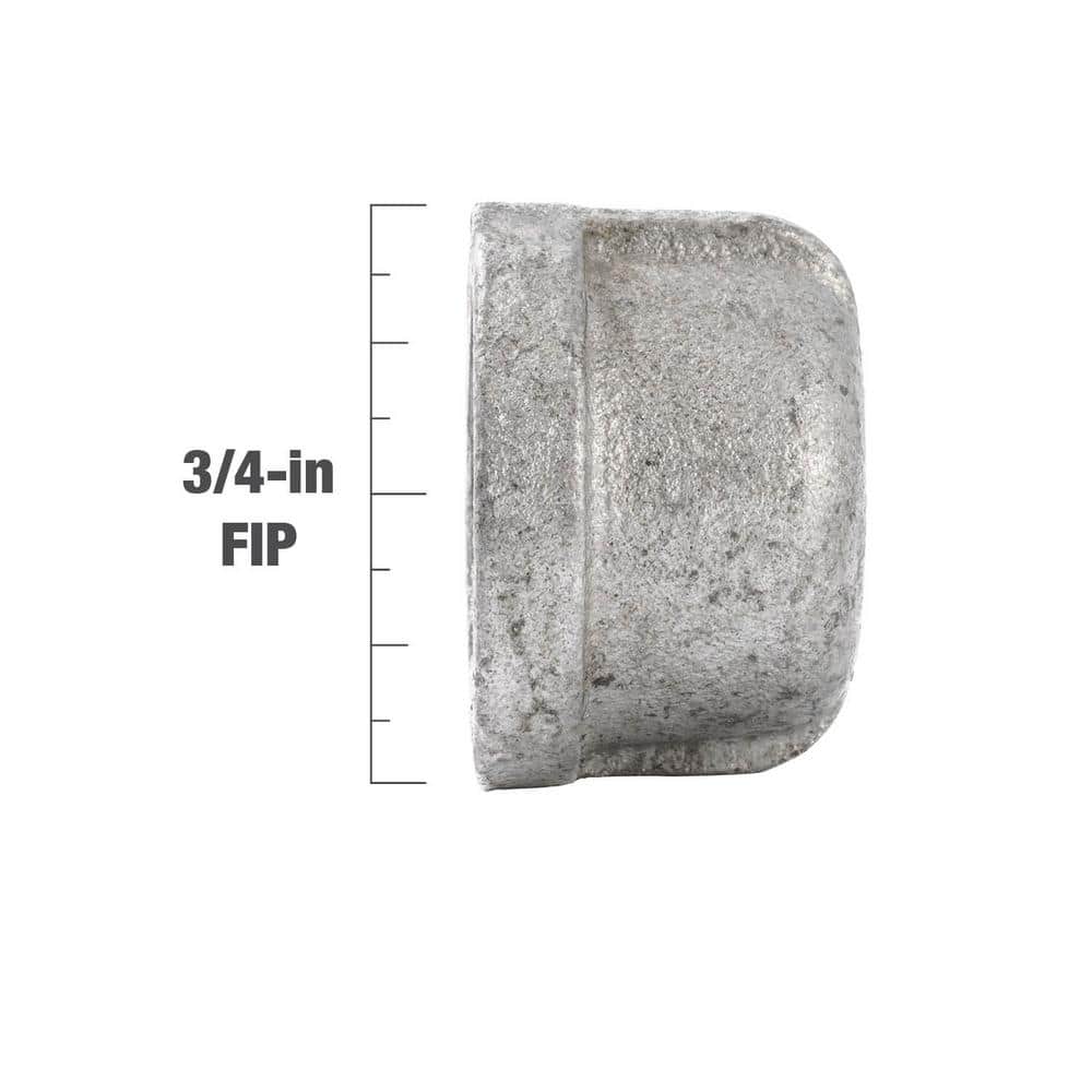 Southland 3/4 in. Galvanized Malleable Iron Cap Fitting (4)