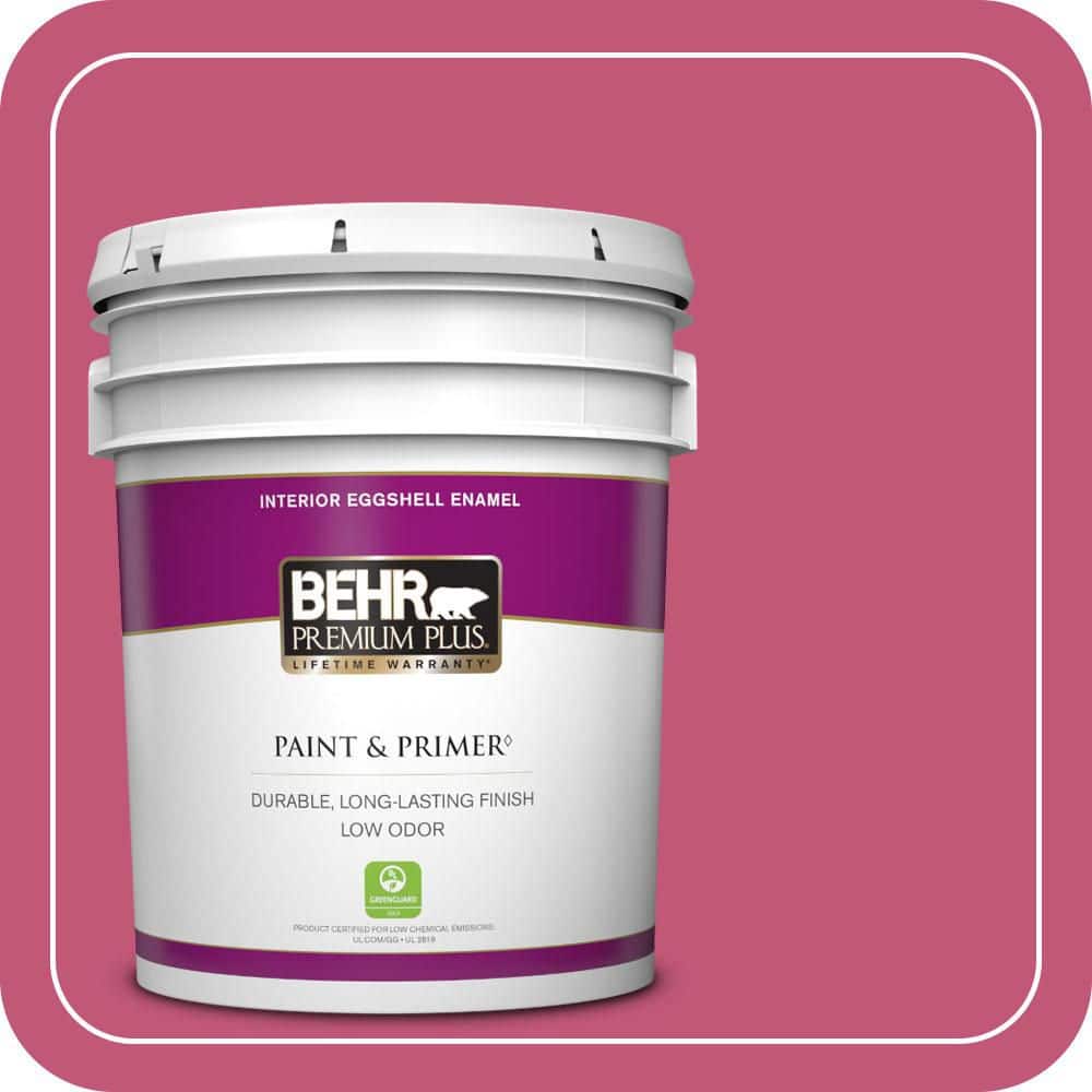 BEHR PREMIUM PLUS 5 gal. #T16-02 Pagoda Eggshell Enamel Low Odor Interior Paint & Primer