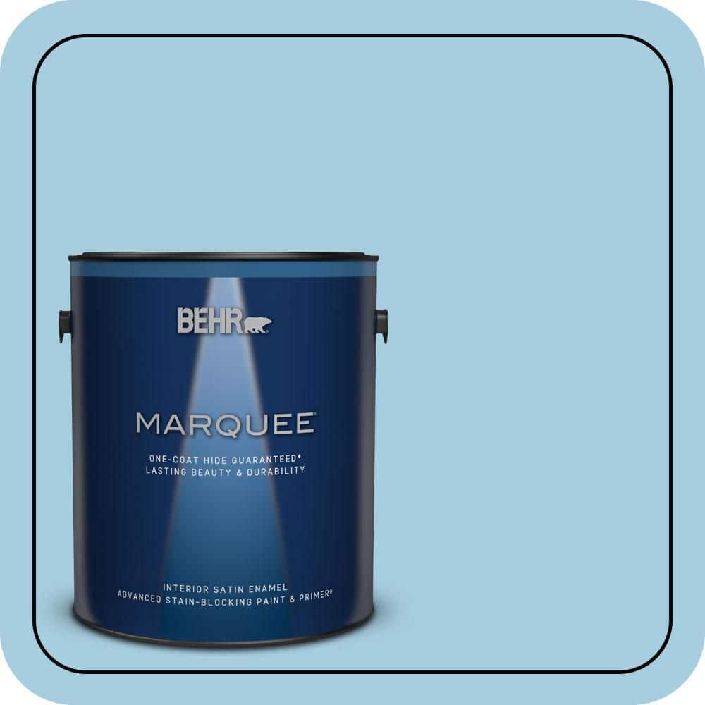BEHR PREMIUM PLUS #M490-2 Carefree Sky Enamel Low Odor & Primer (1)