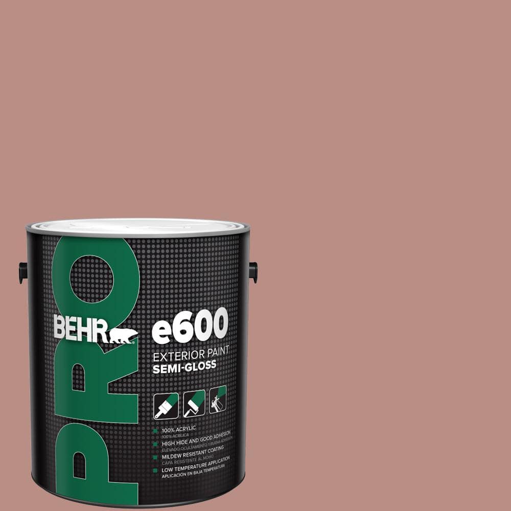 BEHR PRO 1 gal. #170F-5 Brick Dust Semi-Gloss Exterior Paint