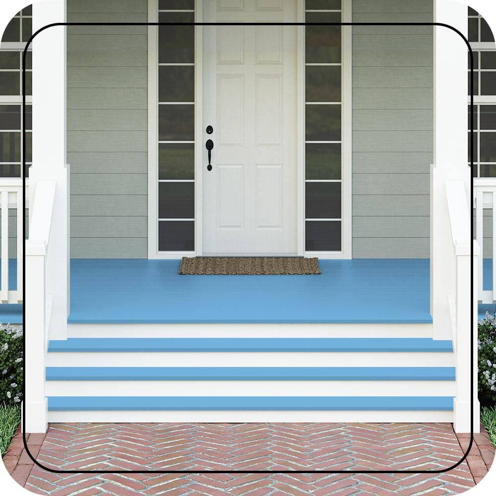 BEHR PREMIUM #P510-4 Textured Low-Lustre Enamel Interior/Exterior Porch and Patio Anti-Slip Floor Paint (2)