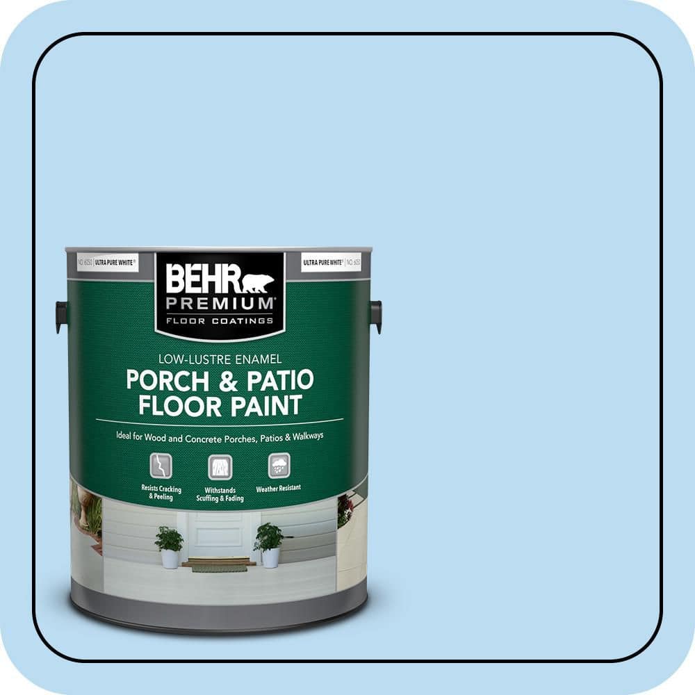BEHR PREMIUM #P510-1 Textured Low-Lustre Enamel Interior/Exterior Porch and Patio Anti-Slip Floor Paint (1)