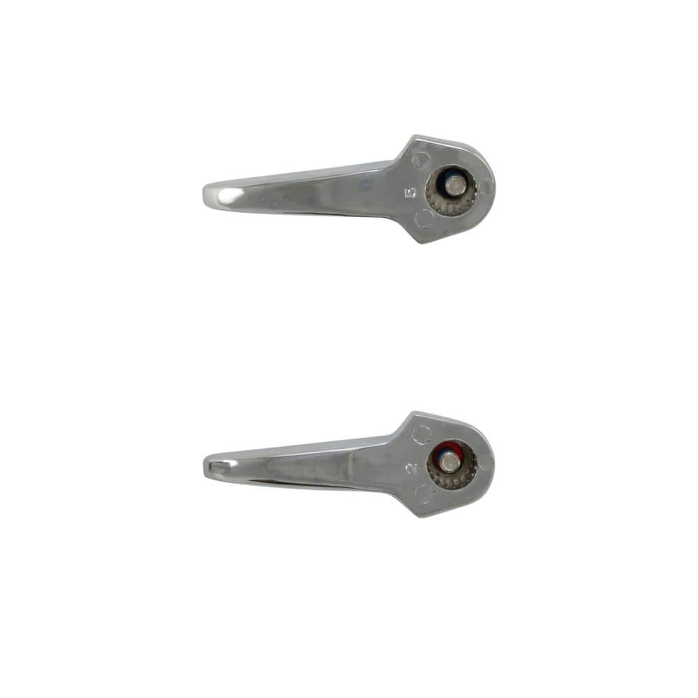 DANCO Lever Handles for T and S Brass, Chrome (2)