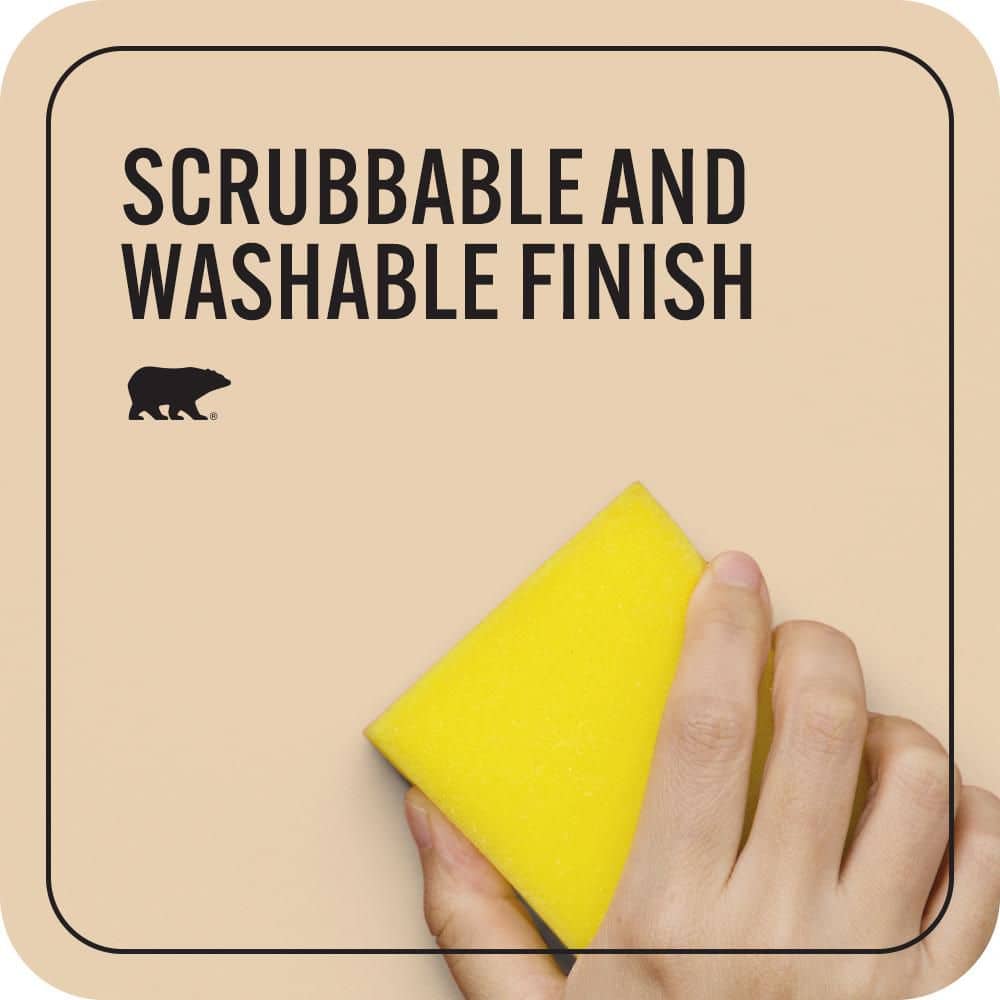 BEHR PREMIUM PLUS #S290-2 White Bean Hummus Flat Low Odor & Primer (3)