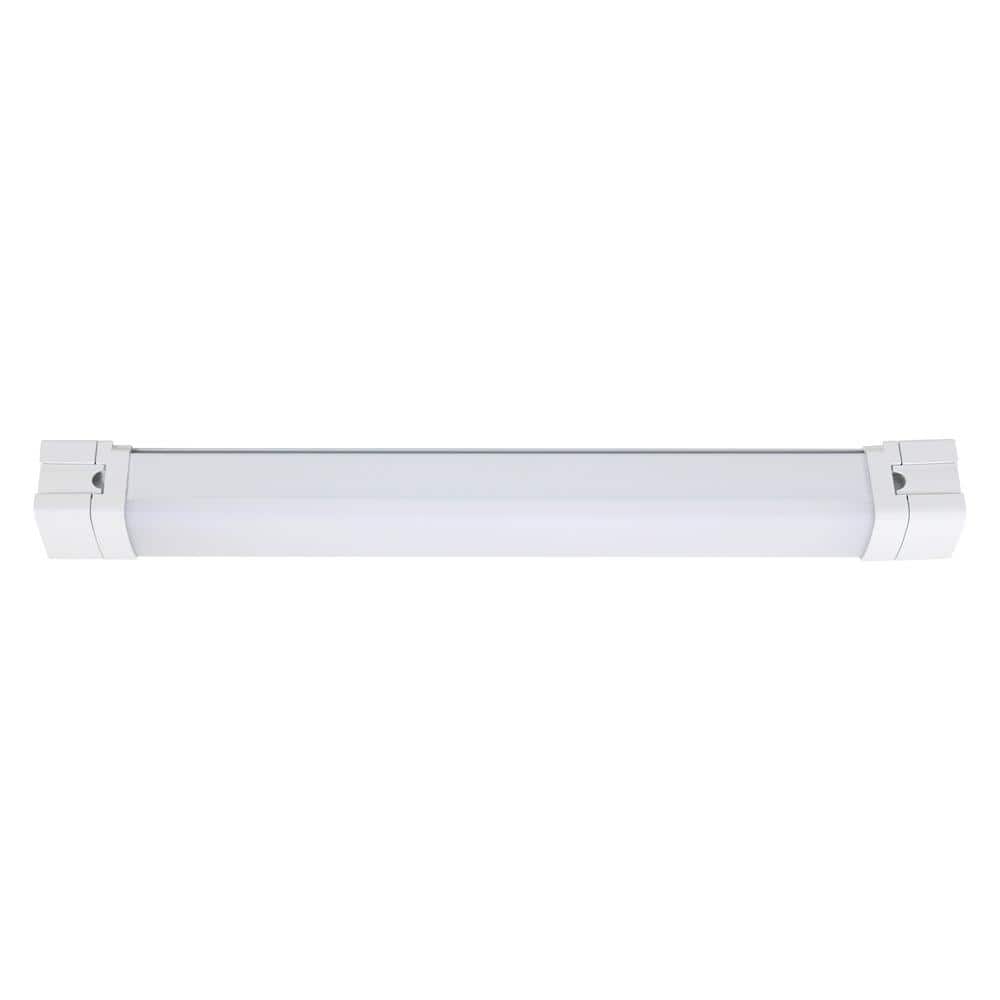 LEDVANCE 2 ft. Vapor Tight Integrated LED Gray Wraparound Light with Dual Selectable CCT and Lumen (4)