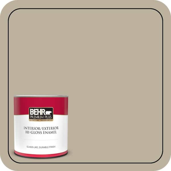 BEHR PREMIUM PLUS #750D-4 Pebble Stone Enamel Low Odor & Primer (2)